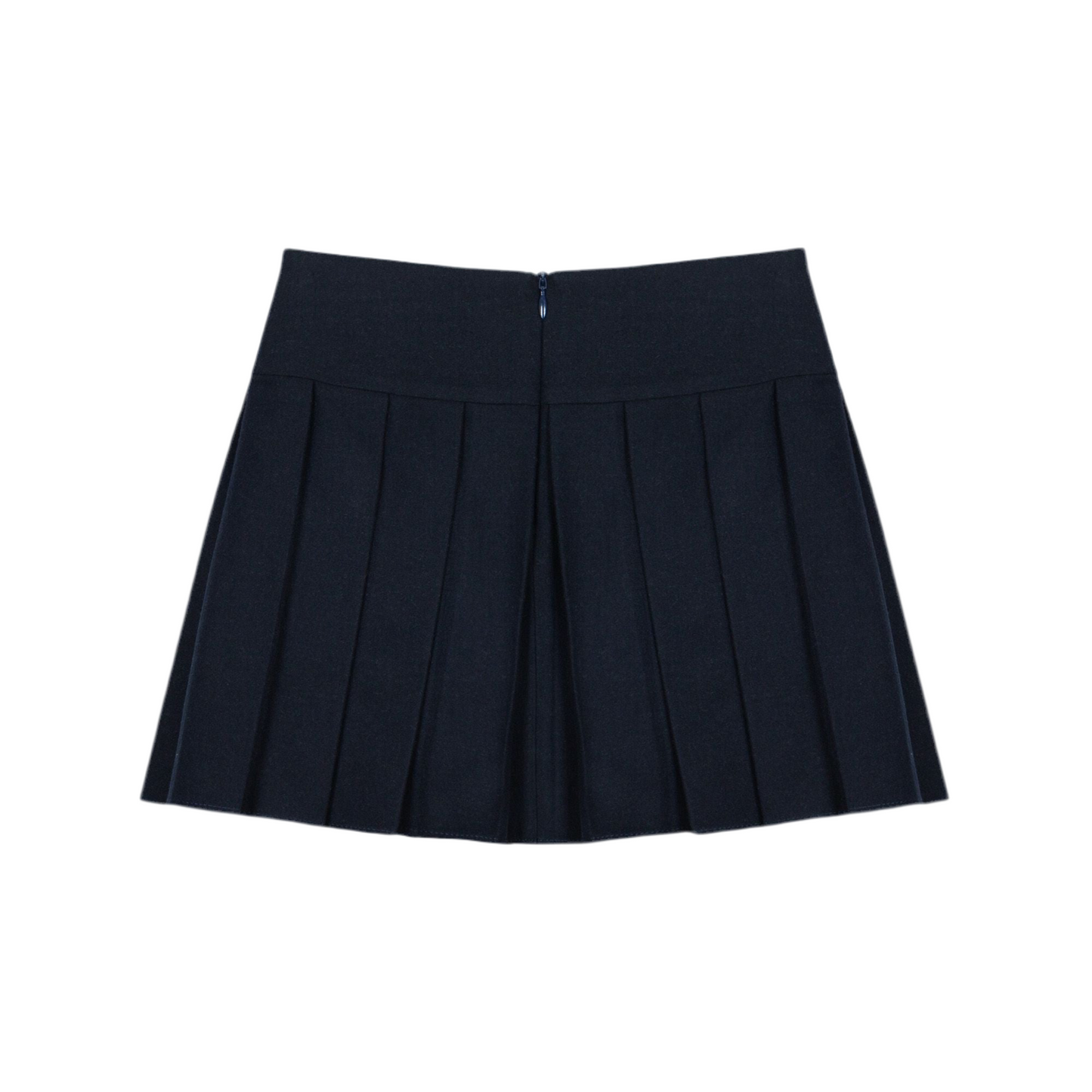 Marine layered wool skirt