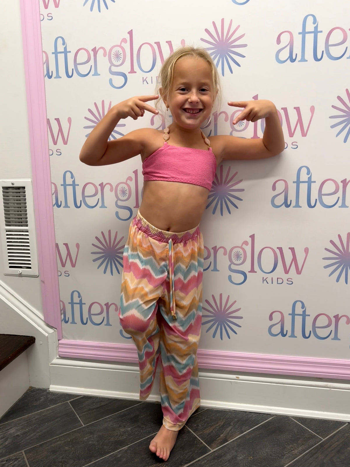 Dalai Pink Hannah Bikini Set and Pants