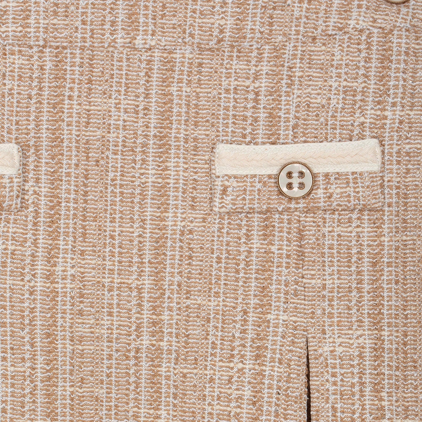 Tweed Box Pleat Skirt