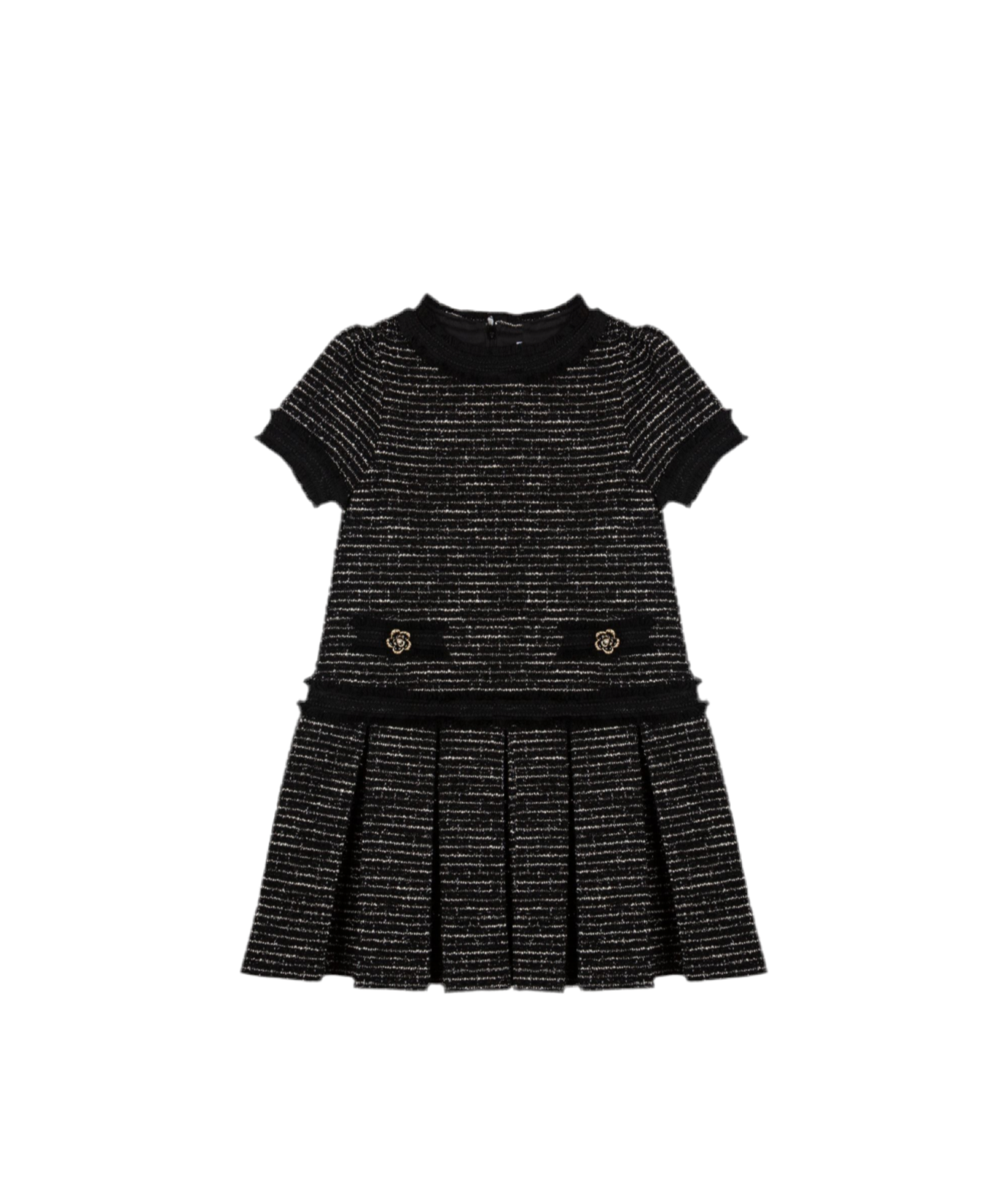 Tweed black dress