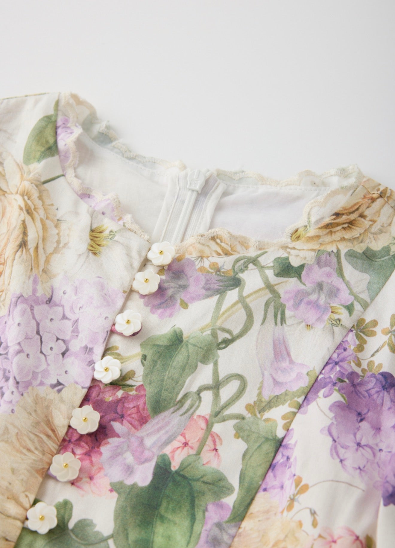 Seraphina Sleeve Cotton Mini Dress