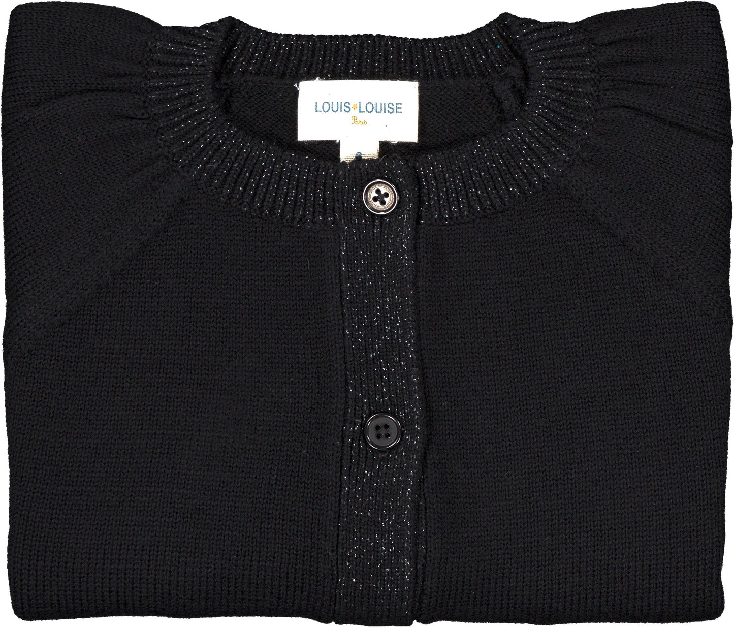 Sucrine Cardigan Black Mixed Media