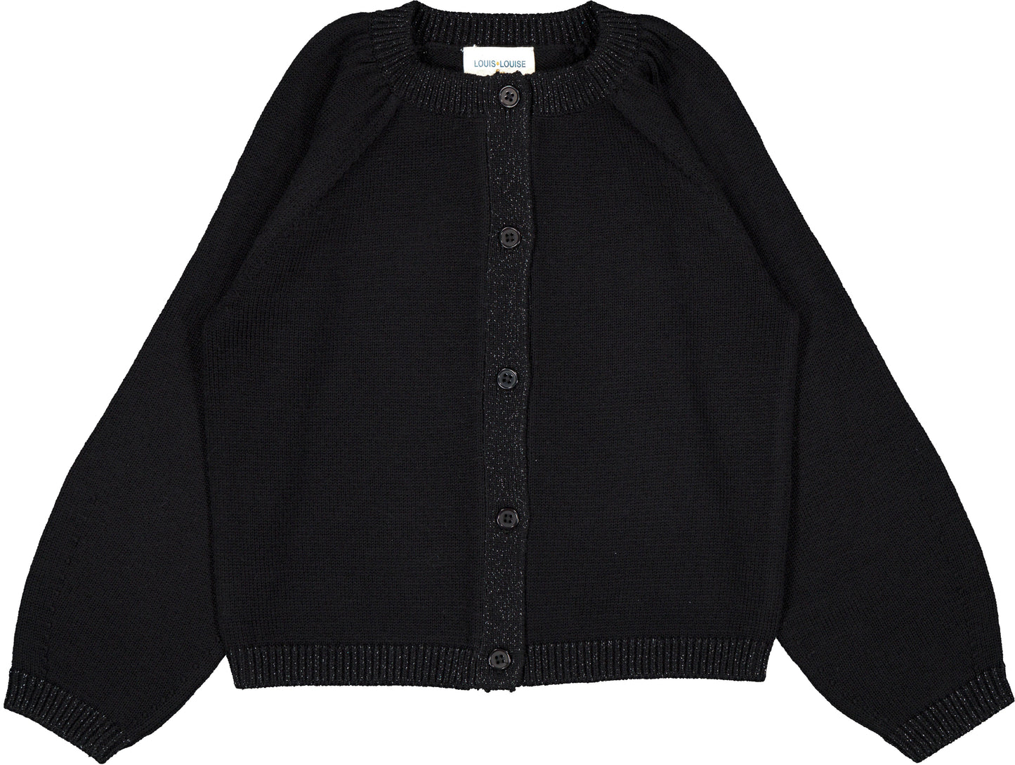 Sucrine Cardigan Black Mixed Media
