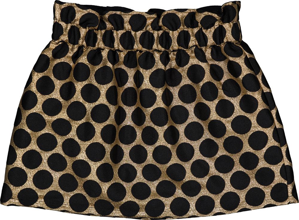 Zippa Skirt with Brocade Dots