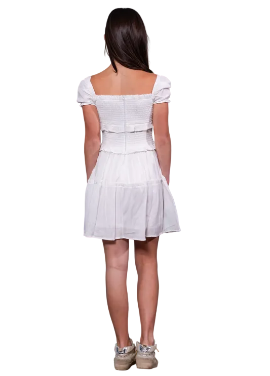 Berkley Puff Sleeves Smock Dress