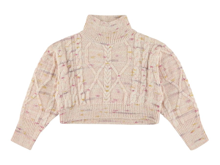 Girls Pullover Sweater Rose