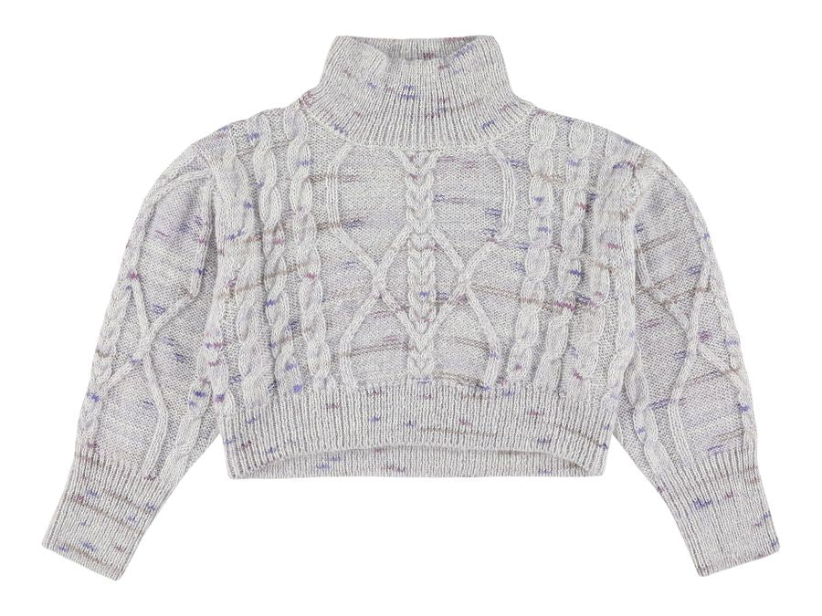 Girls Pullover Sweater Heather
