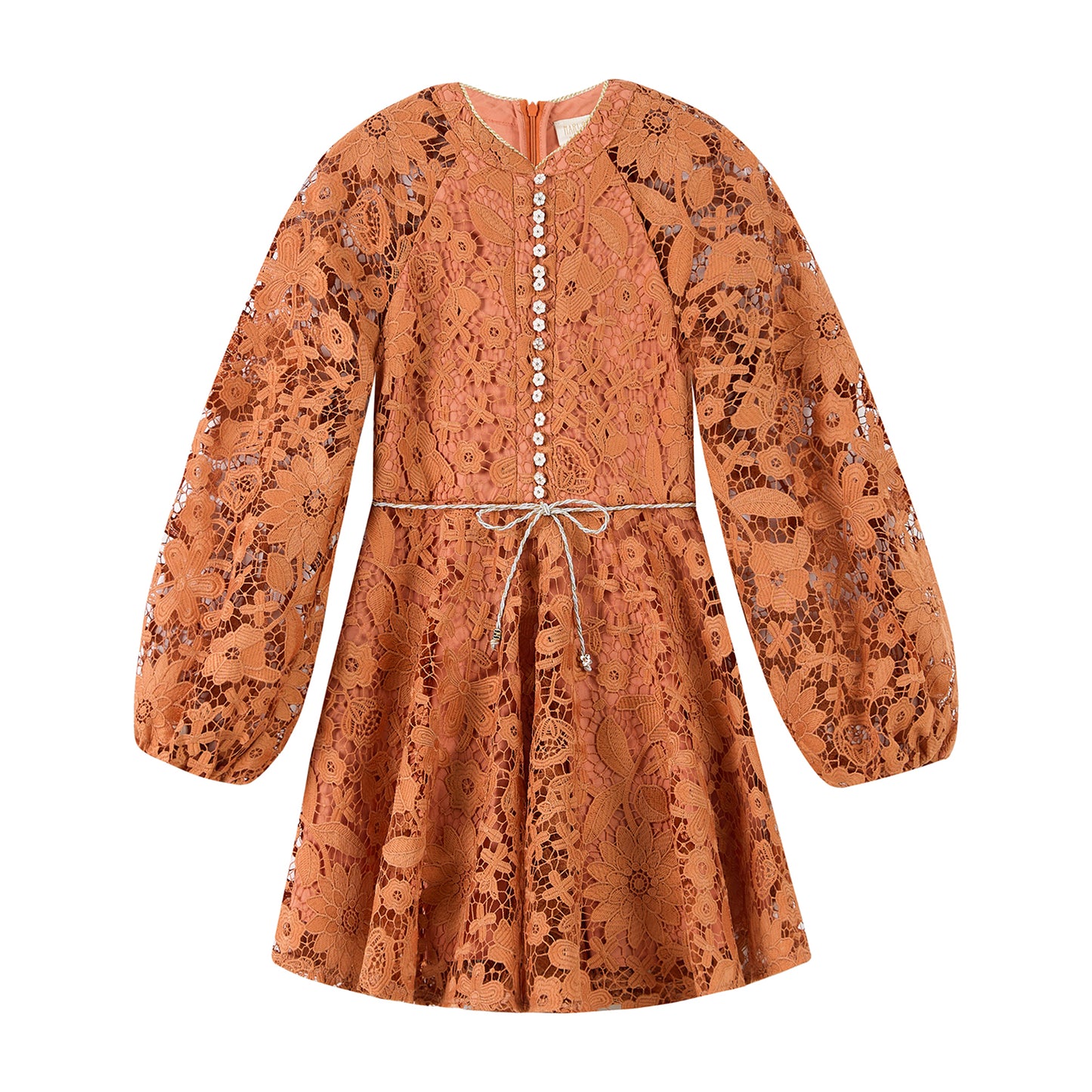 Esme Embroidered Sleeve Mini Dress