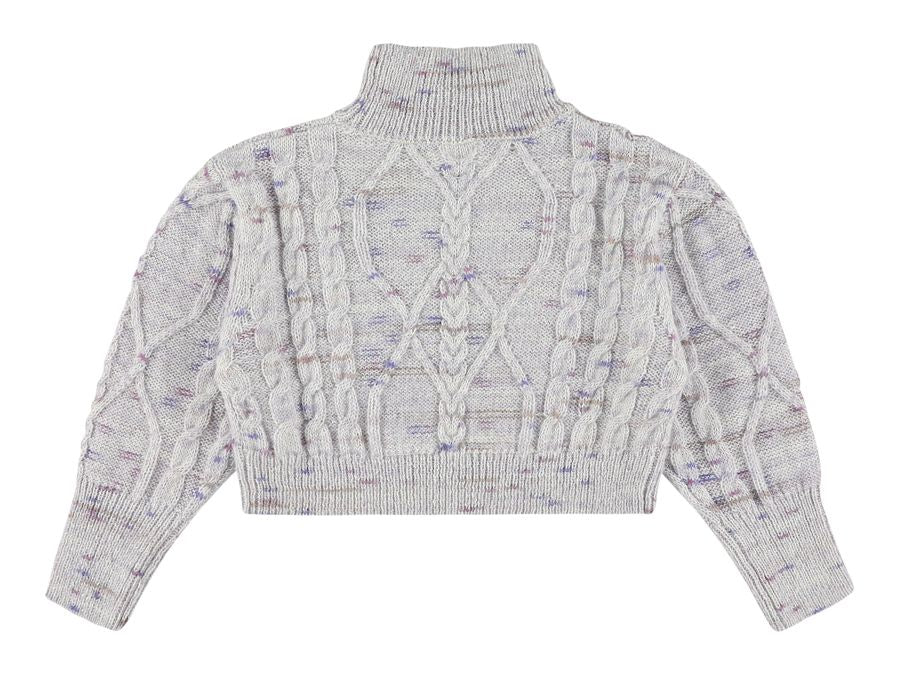 Girls Pullover Sweater Heather