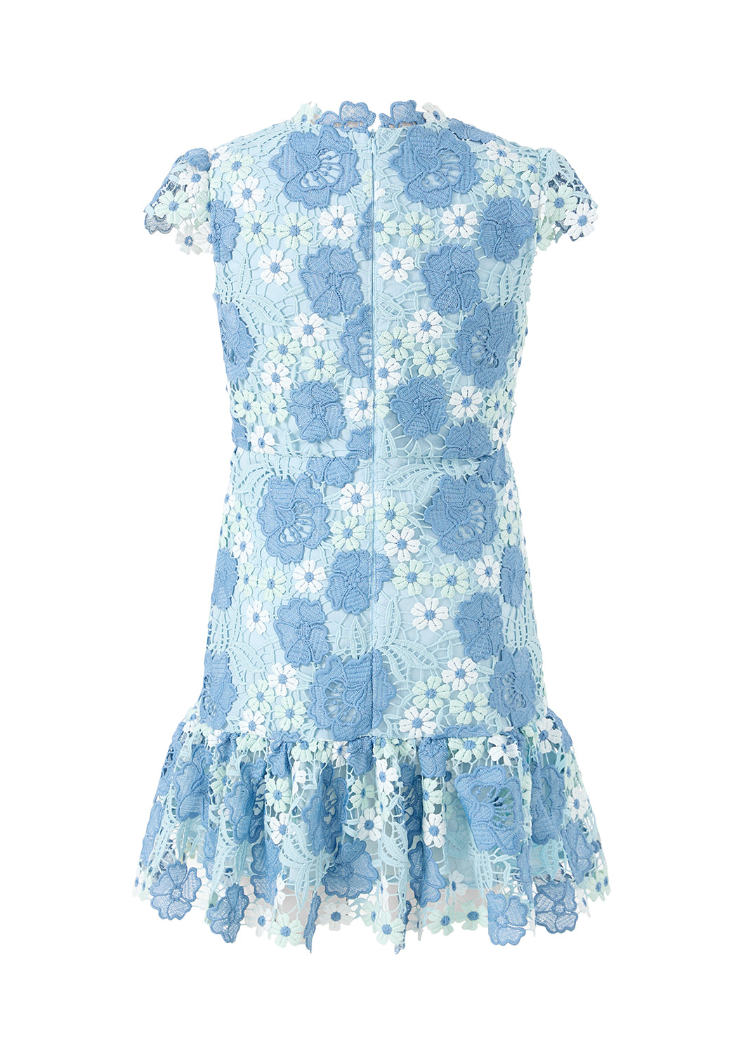 Jade Embroidered Mini Dress