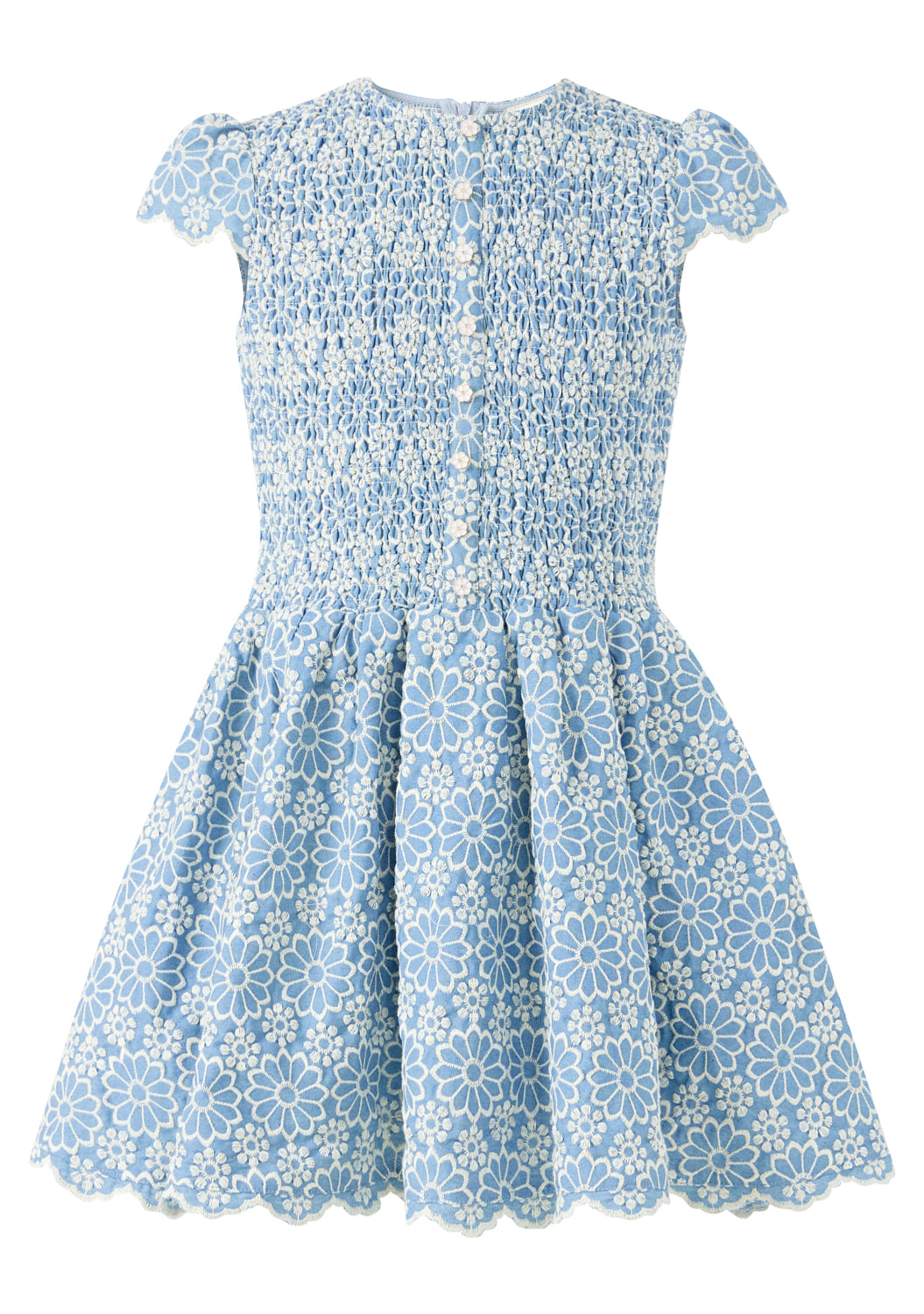 Kara Embroidered Mini Dress