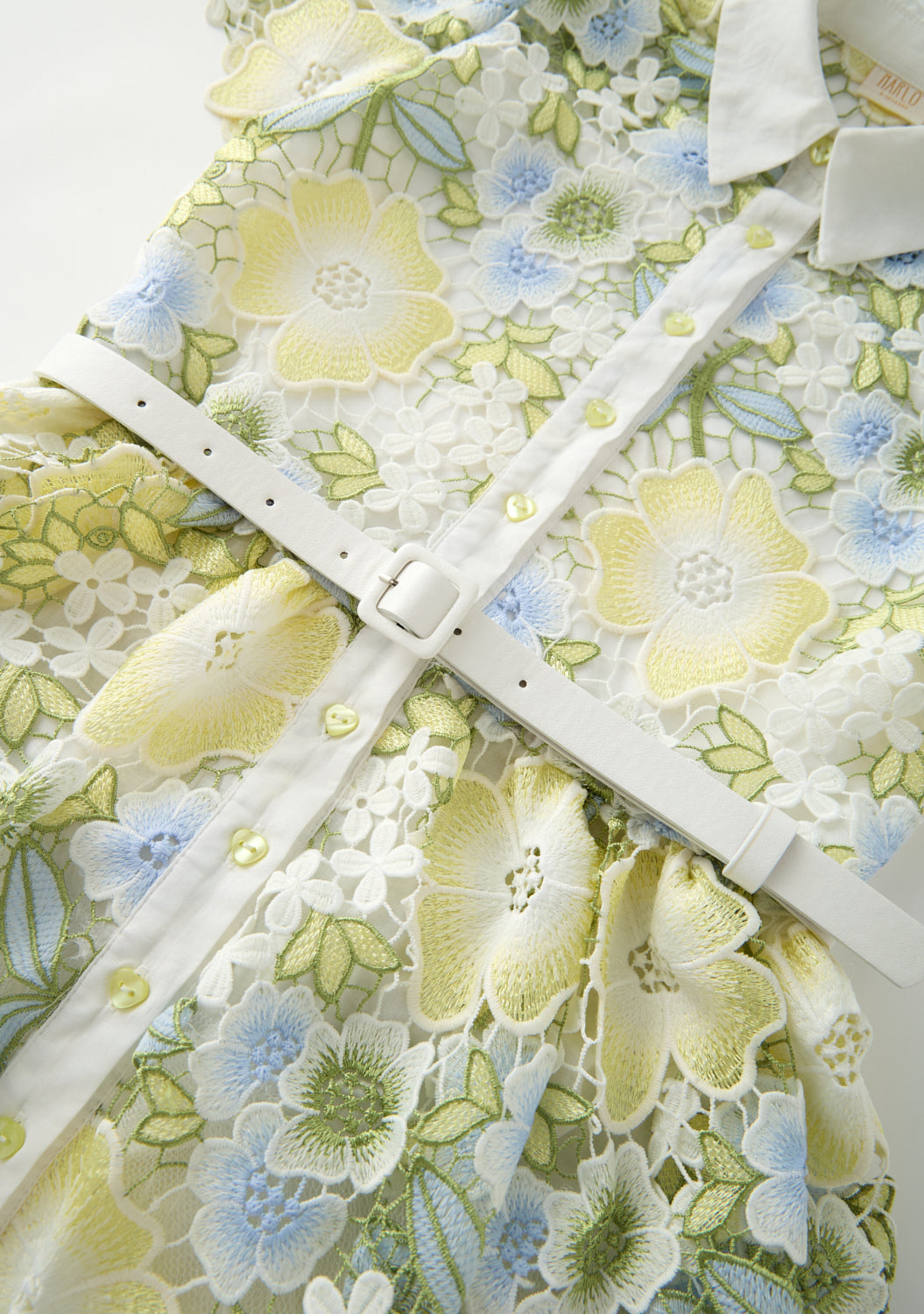 Vienna Embroidered Mini Dress