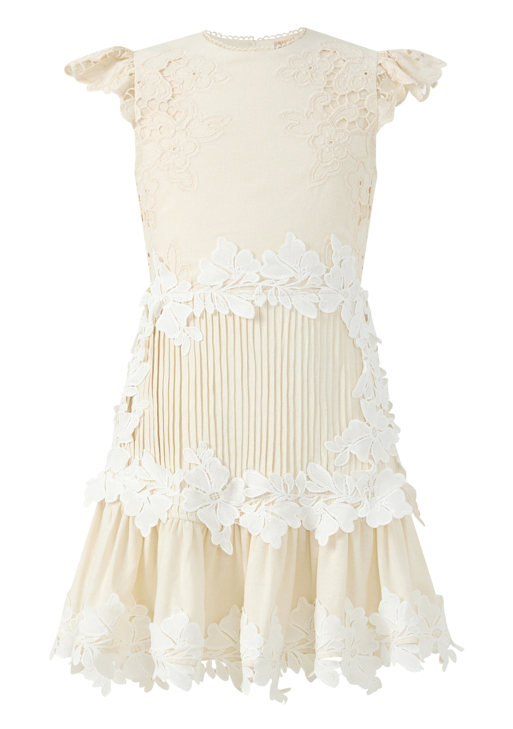 Kaitlyn Embroidered Mini Dress