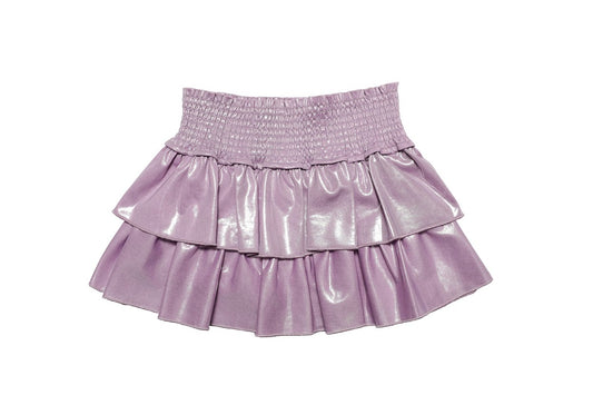 Smocked Skort Purple