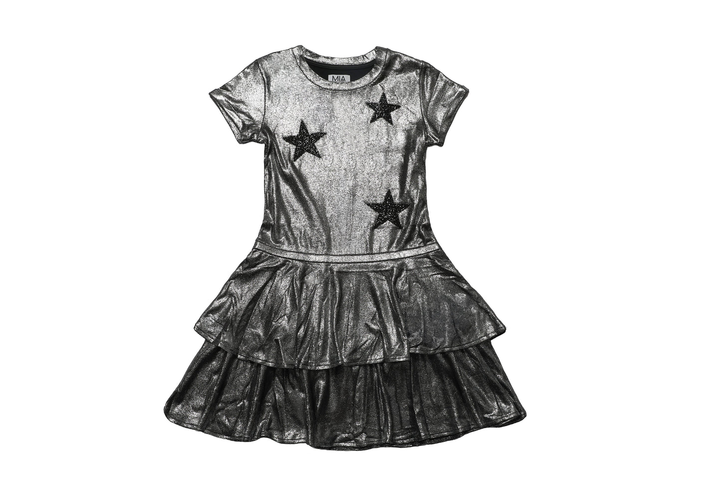 Metallic Black Dress