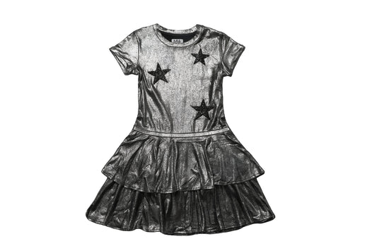 Metallic Black Dress