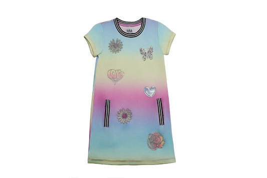 Icon Dress Rainbow