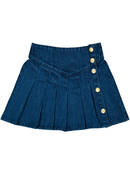 Wallace denim skirt
