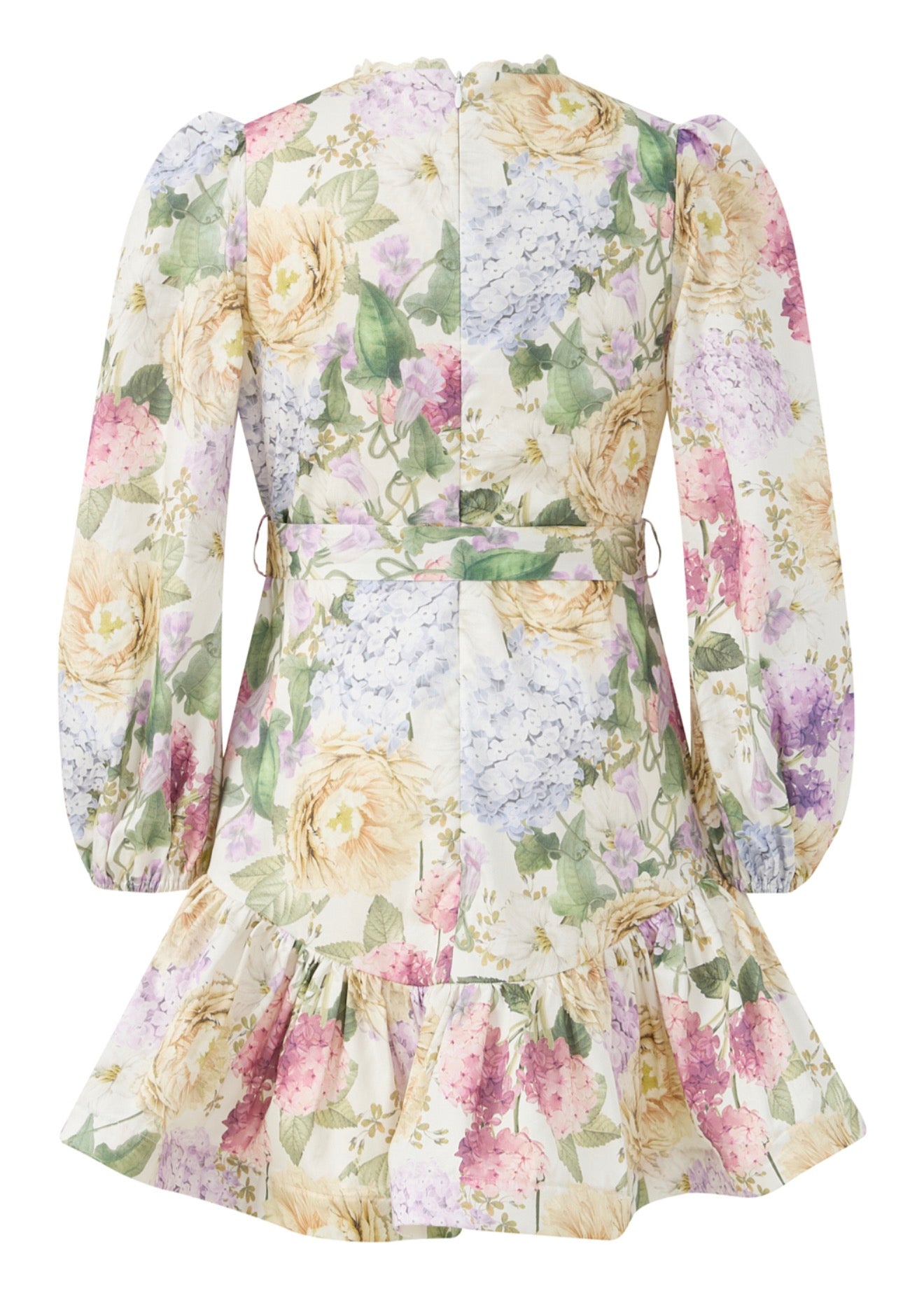 Seraphina Sleeve Cotton Mini Dress