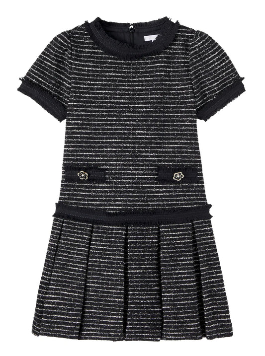 Tweed black dress