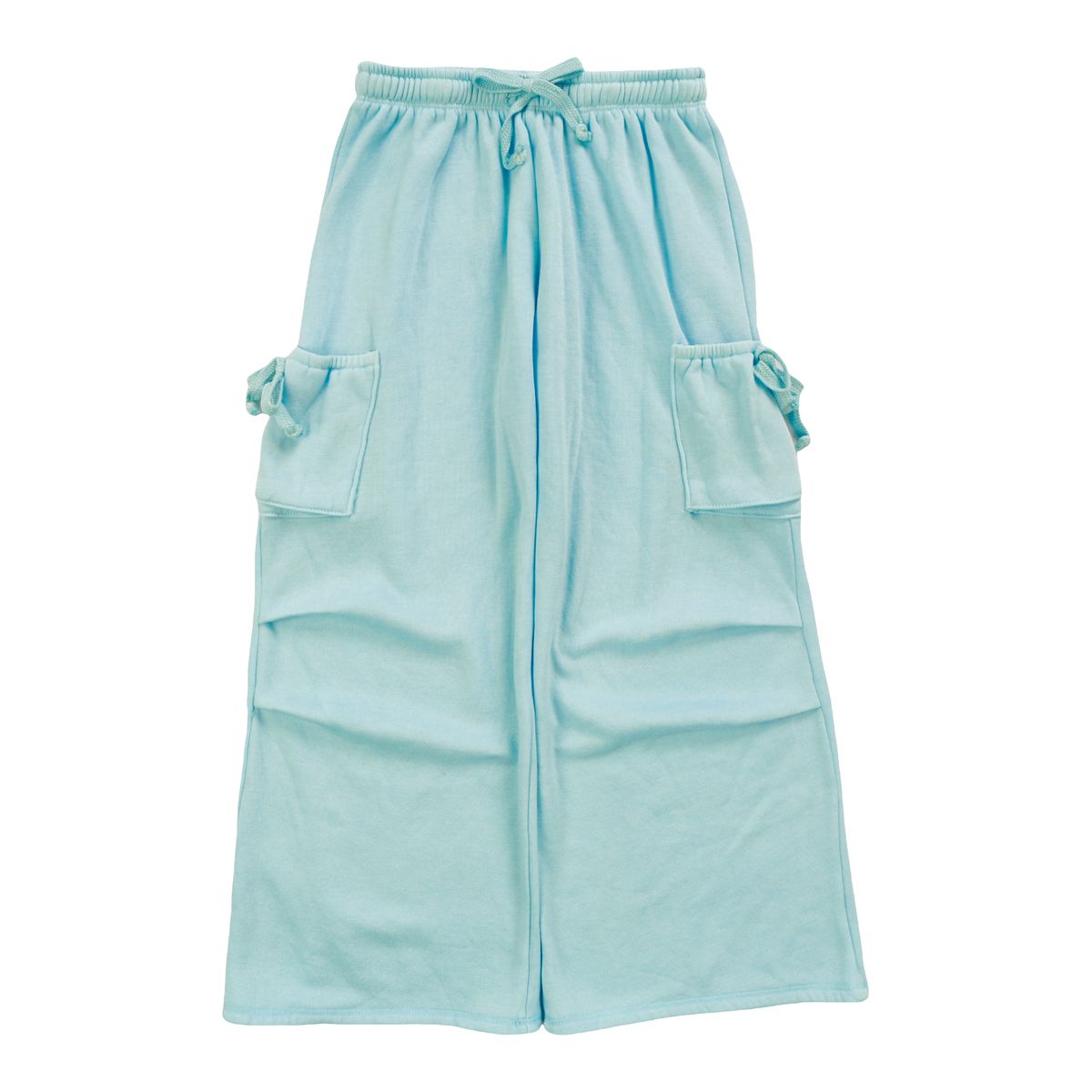 ELASTIC EASY WIDE PLEATED CARGO PANT