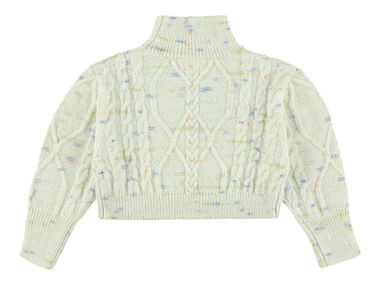 Girls Pullover Sweater Cream