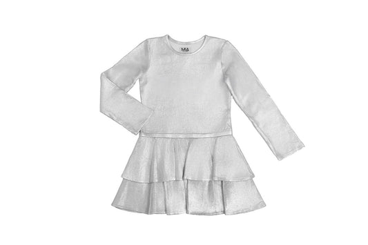 Tiered Dress Silver
