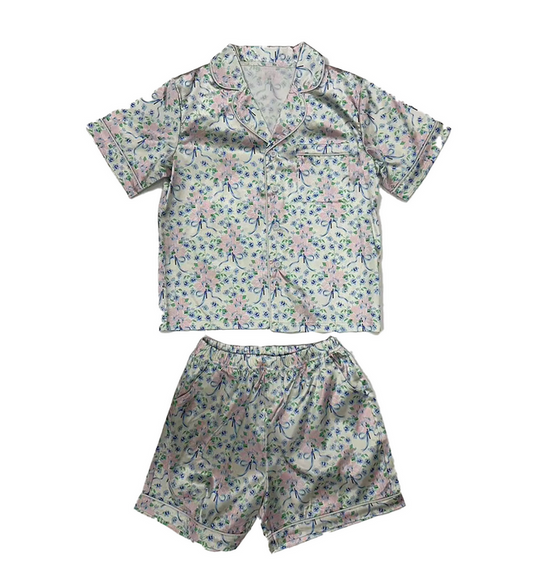 Elegant FLORAL LOUNGEWEAR SET