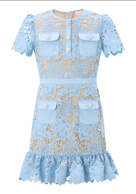 Marlo Girls' Juliana Embroidery mini dress