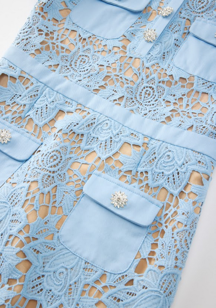 Marlo Girls' Juliana Embroidery mini dress