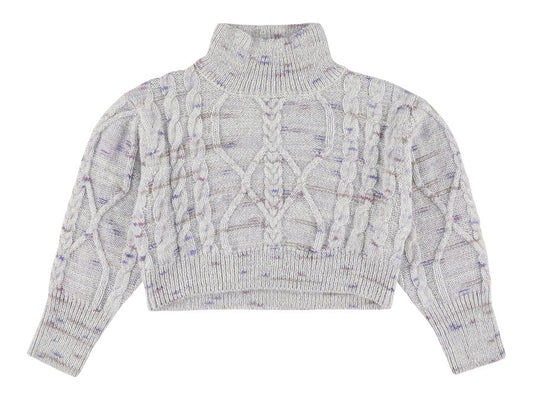 Girls Pullover Sweater Heather